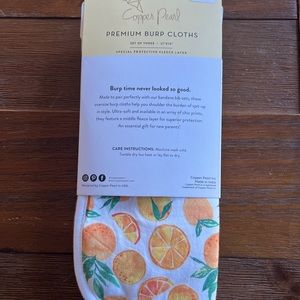 Copper Pearl Premium Burp Cloths